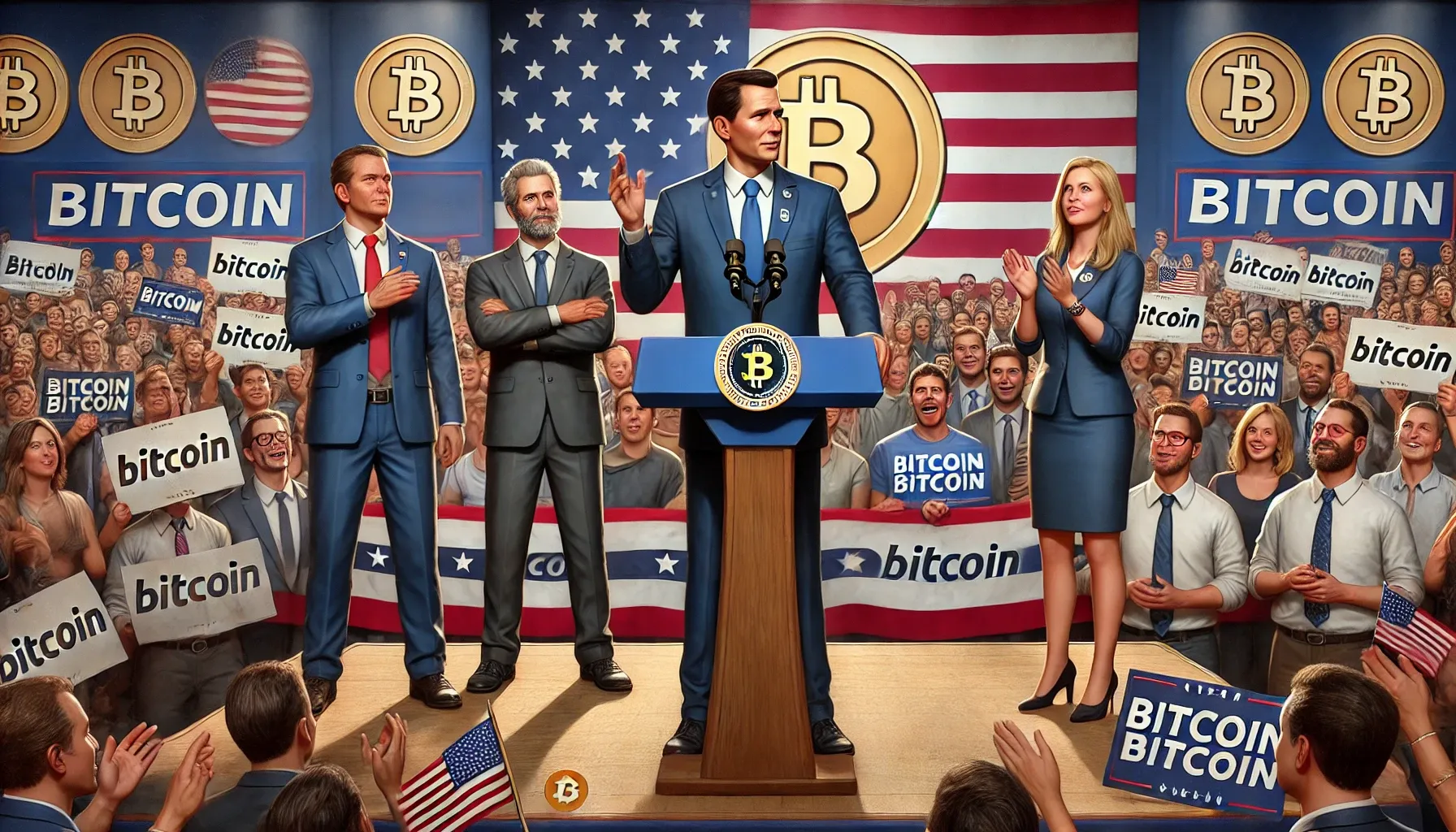 Predsedniški kandidati in bitcoin: Lastni interesi in pozitivne Izjave