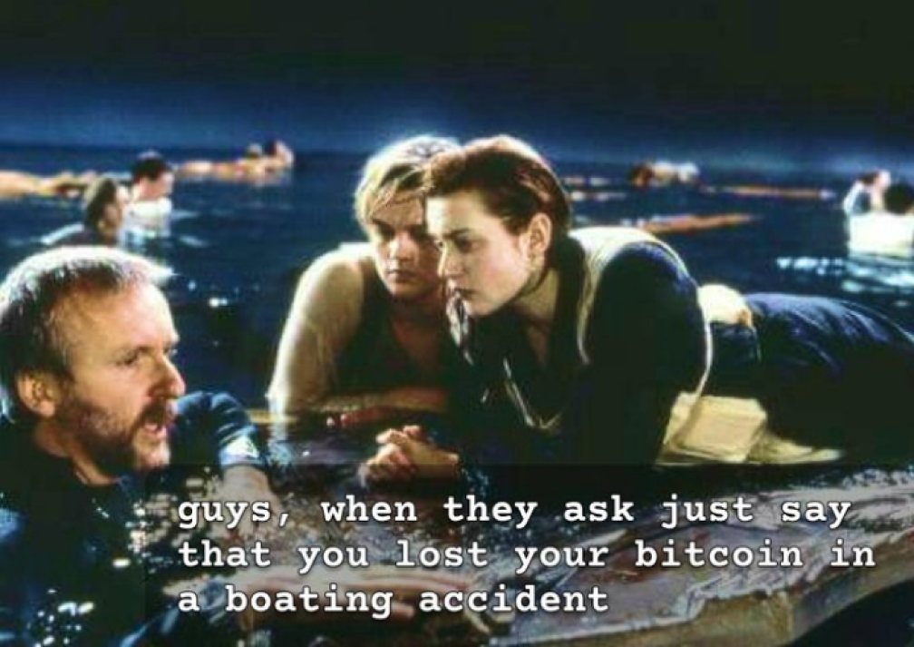 Titanic (1997), Bitcoin Memes - Movie Scenes, by Selale Malkocoglu