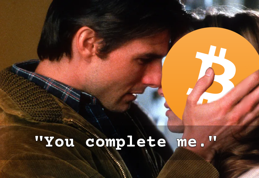 Jerry Maguire (1996), Bitcoin Memes - Movie Scenes, by Selale Malkocoglu