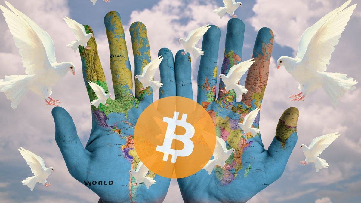 Weltfrieden und die Bitcoin-Wohltätigkeitsorganisation