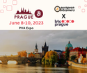 Michael Saylor in Eric Weiss na konferenci BTC Praga 2023