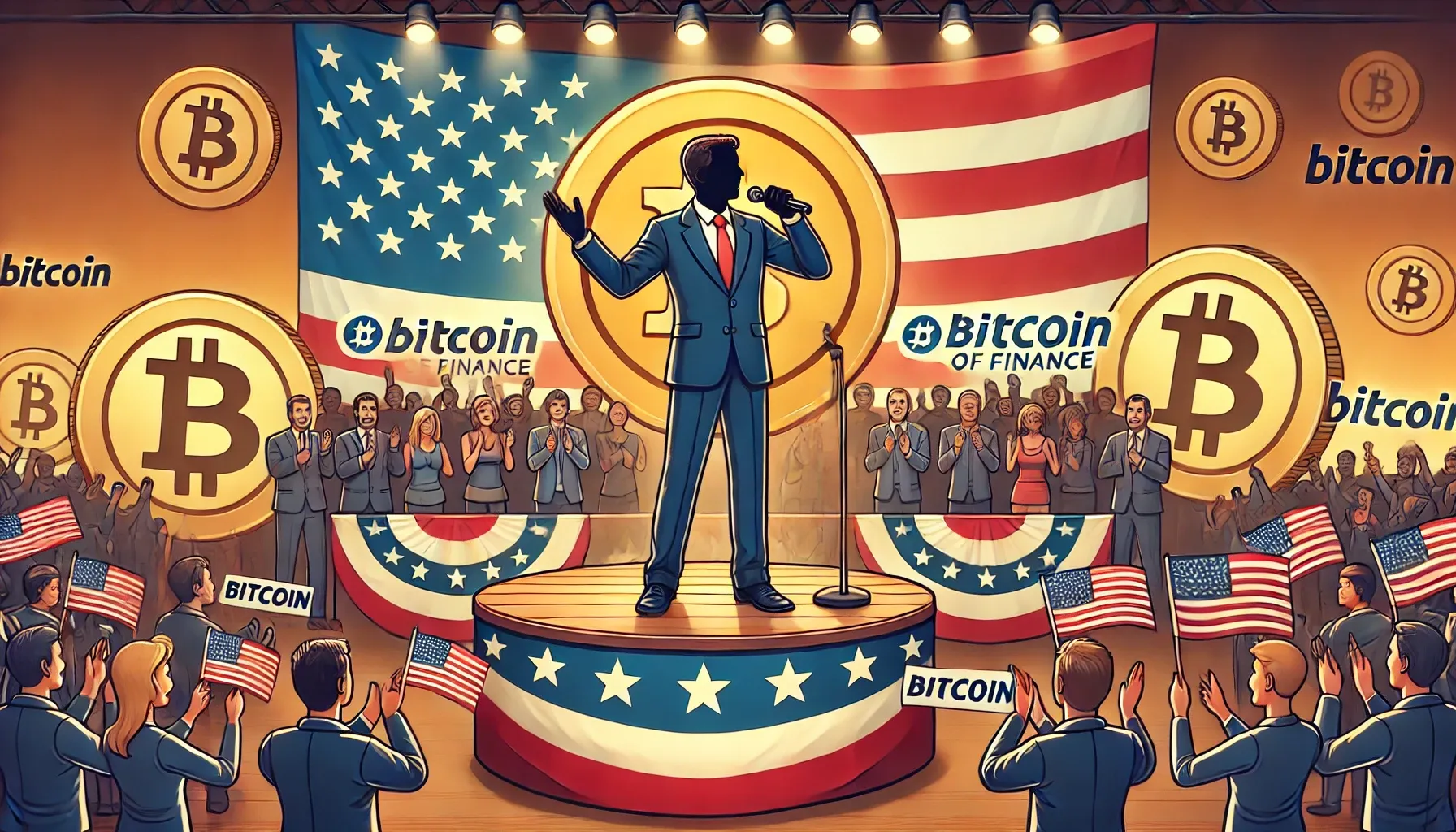 Predsedniški kandidati in bitcoin: Lastni interesi in pozitivne Izjave