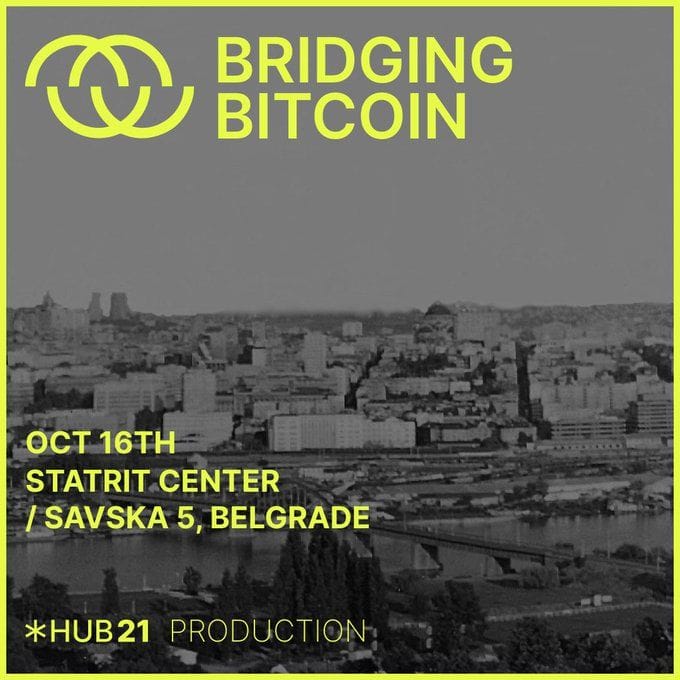 Join the Bitcoin Revolution in Belgrade on October 16th!