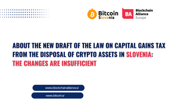 On the New Draft of the Slovenian Crypto Tax Law: The Changes Are Insufficient