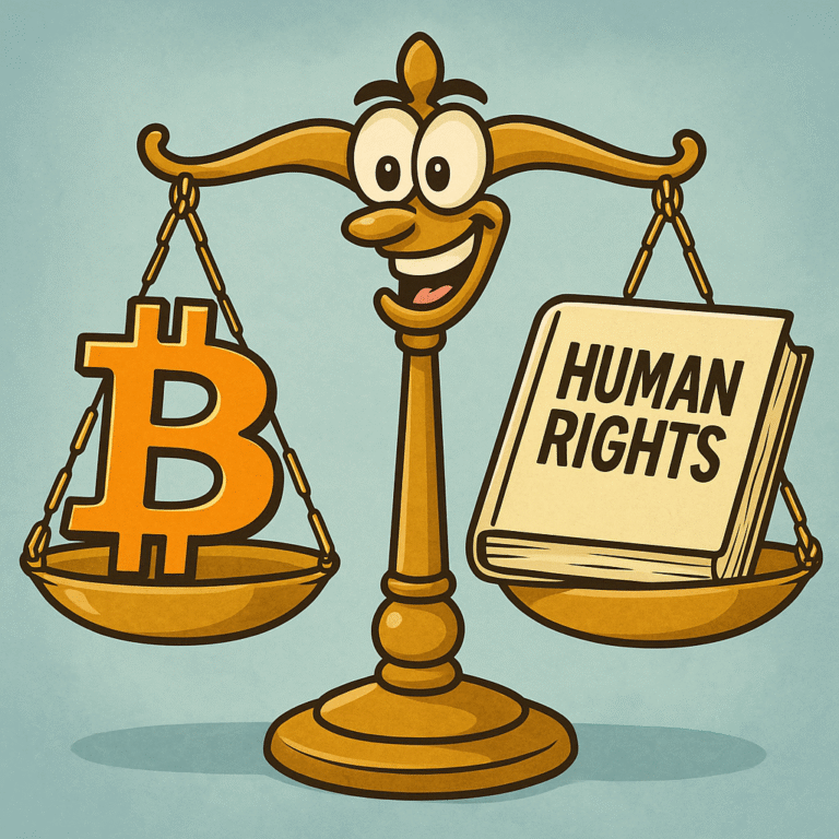 Bitcoin in človekove pravice: Ko se digitalno zlato sreča s Splošno deklaracijo o človekovih pravicah