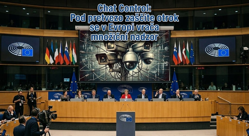 Chat Control: Pod pretvezo zaščite otrok se v Evropi vrača množični nadzor
